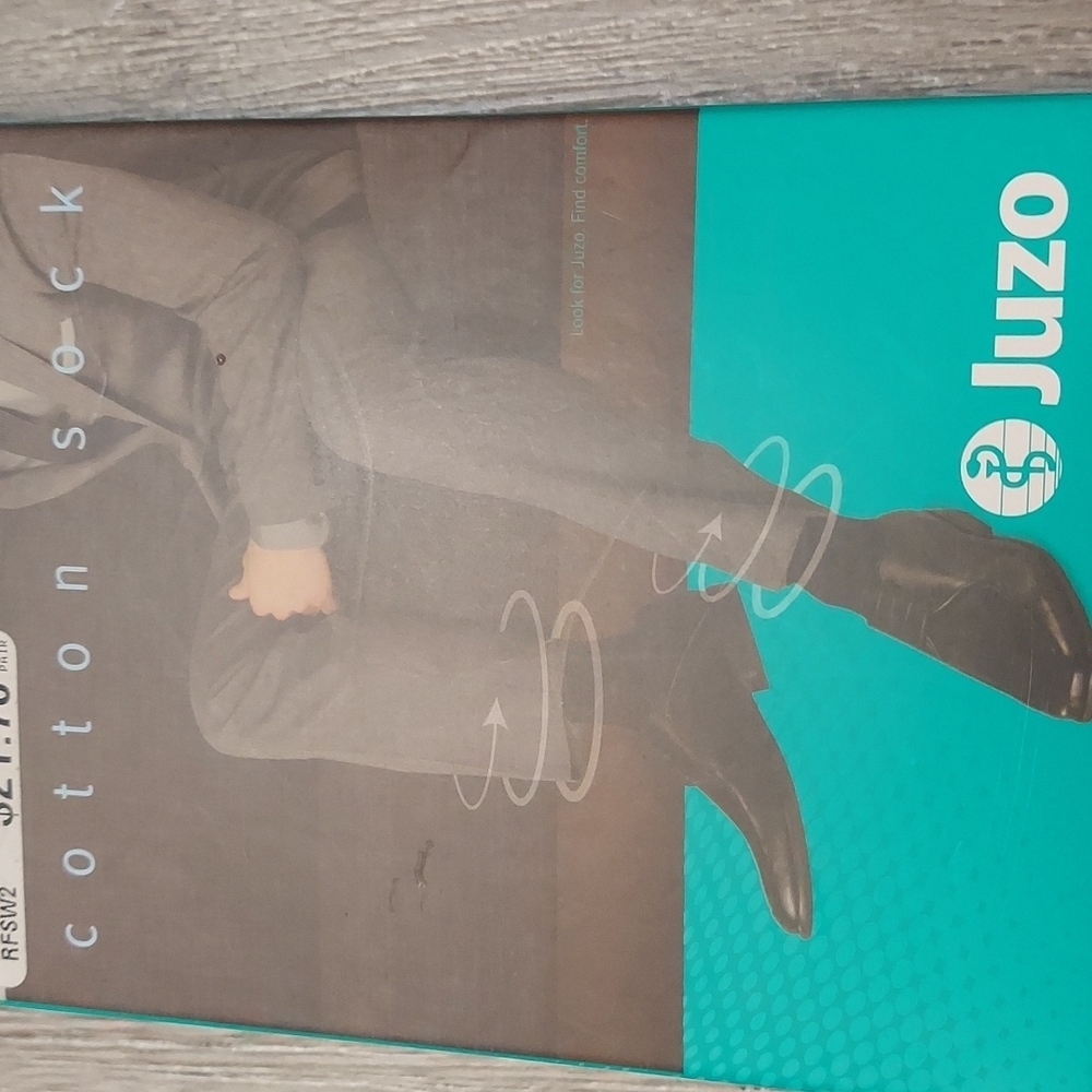 COPY - New in box! Size 1 juzo cotton support socks.